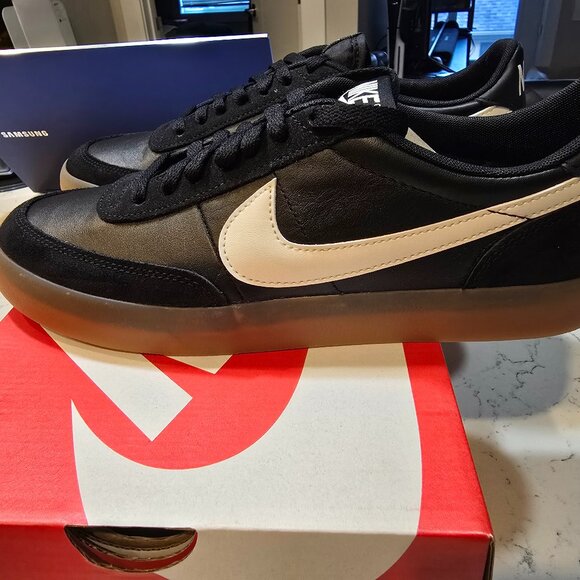 Nike Killshot 2 Black / Sail / Gum Lifestyle Sneakers Mens Size 10 FZ5630 001 - Picture 1 of 9